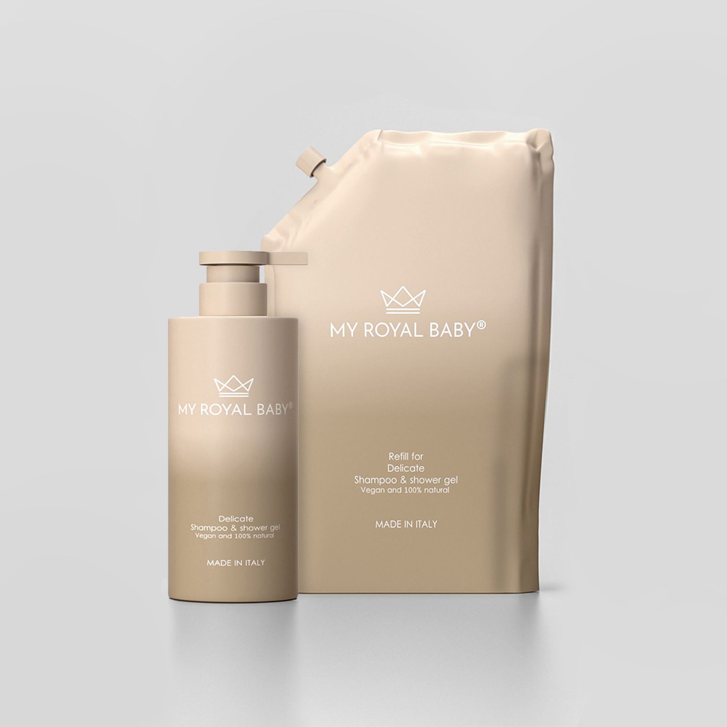 MyRoyalBaby® Set: Delicate 2-in-1 Shampoo & Shower Gel + Refill