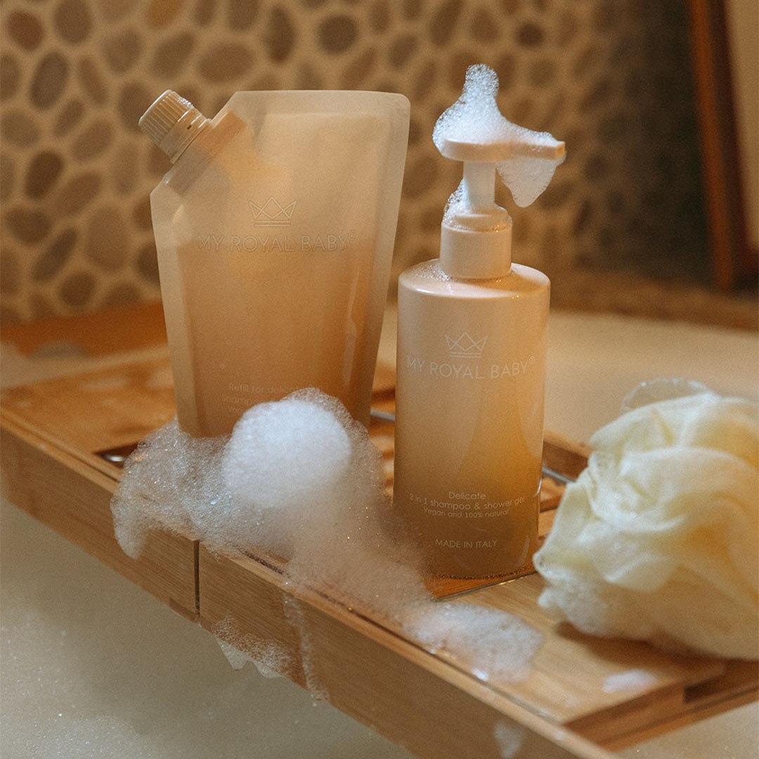 MyRoyalBaby® Set: Delicate 2-in-1 Shampoo & Shower Gel + Refill