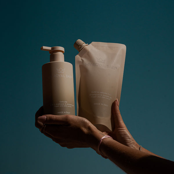 MyRoyalBaby® Set: Delicate 2-in-1 Shampoo & Douchegel + Navulling